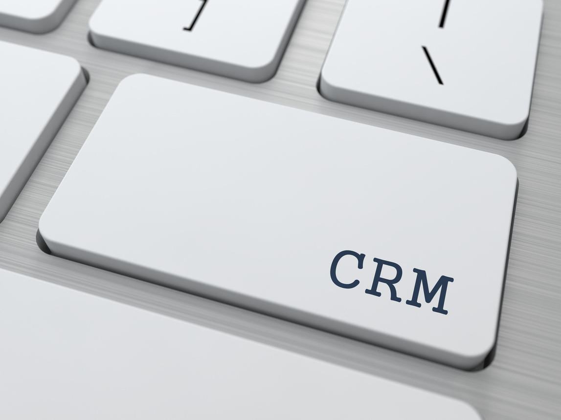 CRM - Business Concept.